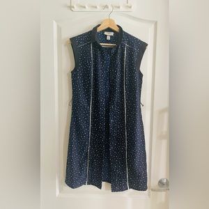 Jason Wu Target Collab Navy Blue Polka Dot Dress Size XS